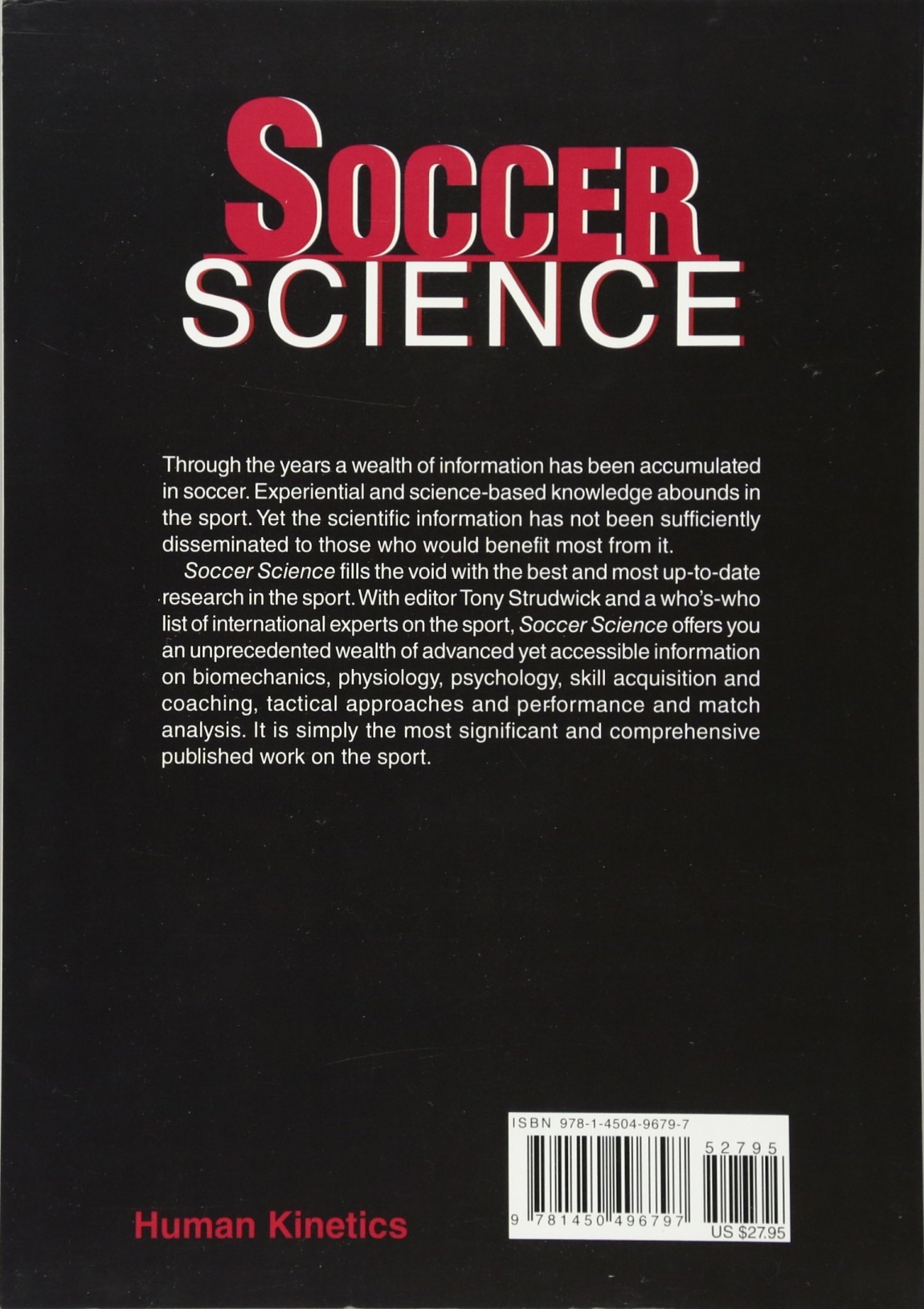 Soccer Science Sportbook