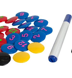 Select Magnet Set (Σετ μαρκαδόρος, μαγνητάκια, σφουγγάρι) για πίνακες τακτικής