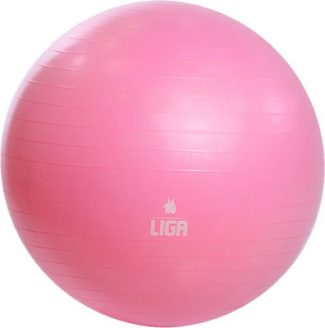 Μπάλα Pilates 65cm 0.5kg Liga Sport - ροζ