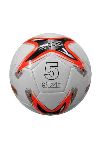 Μπάλα ποδοσφαίρου Νο 5 Toymarkt - 420γρ (Πορτοκαλί-λευκό)