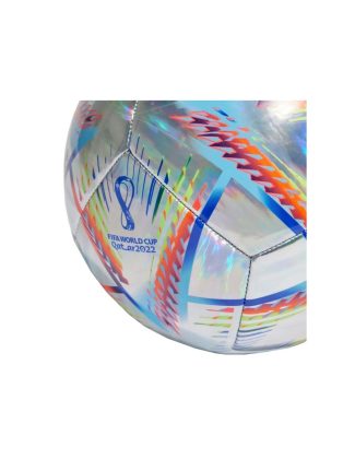 Adidas Al Rihla Training Hologram Foil H57799 Μπάλα Ποδοσφαίρου Ασημί