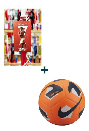 Πασχαλινή λαμπάδα με ταμπελάκι Ρονάλντο + μπάλα Nike NK Park Team 2.0 Πορτοκαλί