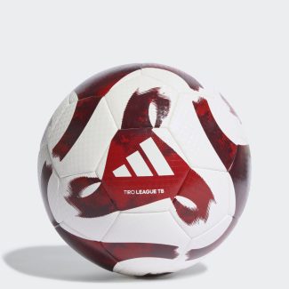 Adidas Tiro League Thermally Bonded Μπάλα Ποδοσφαίρου Λευκή- Κόκκινη