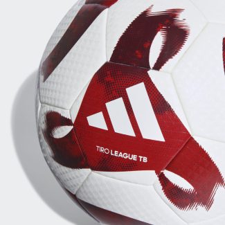 Adidas Tiro League Thermally Bonded Μπάλα Ποδοσφαίρου Λευκή- Κόκκινη