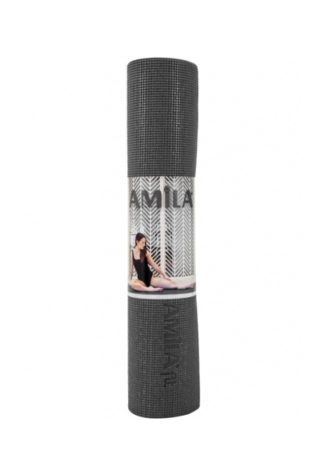 Στρώμα Yoga 4mm 860γρ Μαύρο - Amila