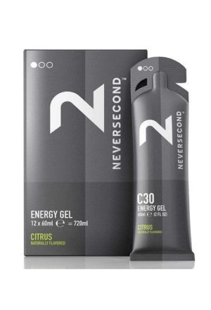 Neversecond C30 Energy Gel, Citrus, Κουτί 12 τεμαχίων 60ml