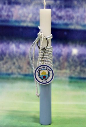 Πασχαλινή λαμπάδα Ποδόσφαιρο Manchester City με Μπρελόκ