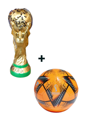 Πασχαλινή Λαμπάδα Παγκόσμιο κύπελλο μουντιάλ + αυθεντική μπάλα Adidas Mundial Qatar