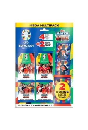 Topps Κάρτες Euro 24 Match Attax - Mega Multi Pack