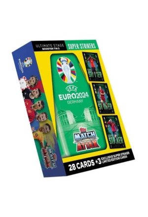 Topps - Match Attax Euro 2024 Super Strikers Κάρτες Mini Tin (31 Κάρτες)