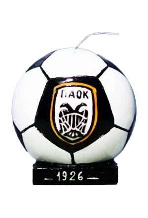 Κερί μπάλα ΠΑΟΚ 15x6x16 εκ.