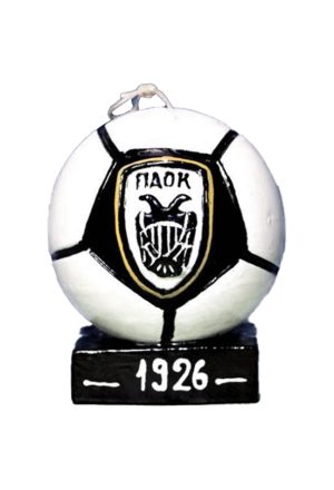 Κερί μπάλα ΠΑΟΚ 9x6x10 εκ.