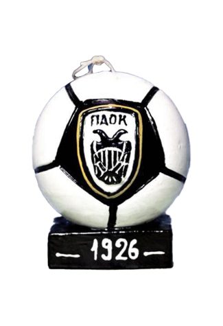Κερί μπάλα ΠΑΟΚ 9x6x10 εκ.