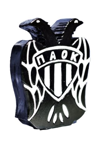 Κερί ΠΑΟΚ δικέφαλος big 15x4x20 εκ.