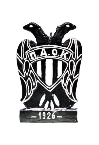 Κερί ΠΑΟΚ δικέφαλος sm βάση 10x3x15 εκ.