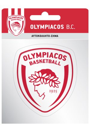 Αυτοκόλλητα σήμα μεγάλο - Ολυμπιακός Μπάσκετ 1