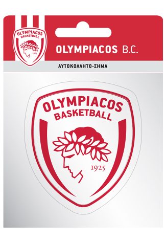 Αυτοκόλλητα σήμα μεγάλο - Ολυμπιακός Μπάσκετ 1