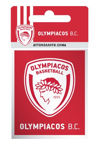 Αυτοκόλλητα σήμα μικρό - Ολυμπιακός Μπάσκετ 1