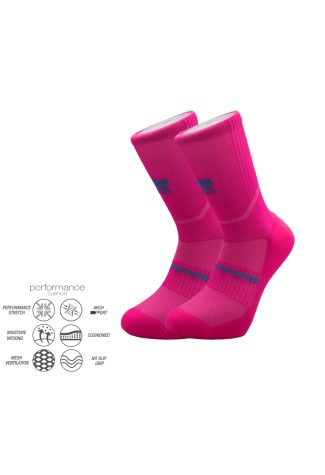 Κάλτσες τρεξίματος για τρέξιμο performance running D-Q DeSocks
