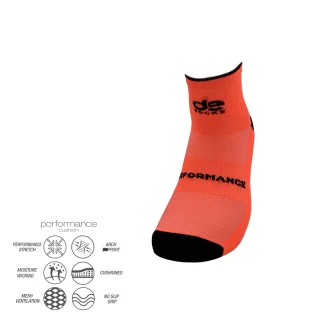Κάλτσες τρεξίματος short crew Coral DeSocks - Image 2