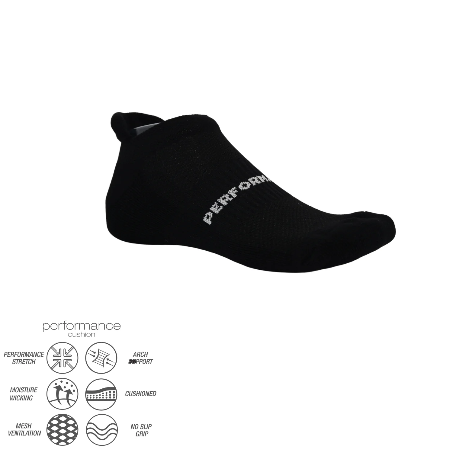 Short turquoise performance ankle running socks - Image 4