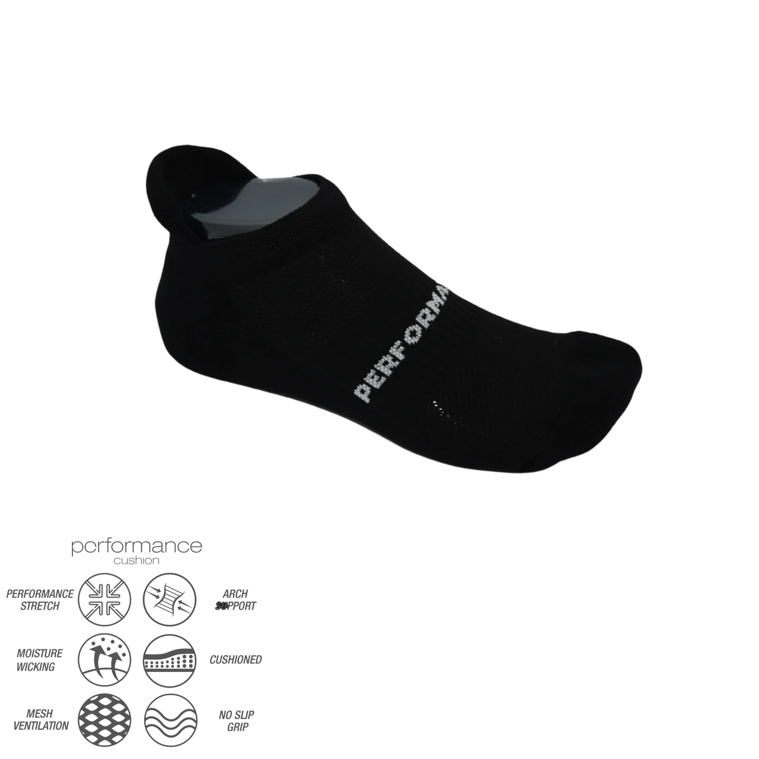 Short turquoise performance ankle running socks - Image 3