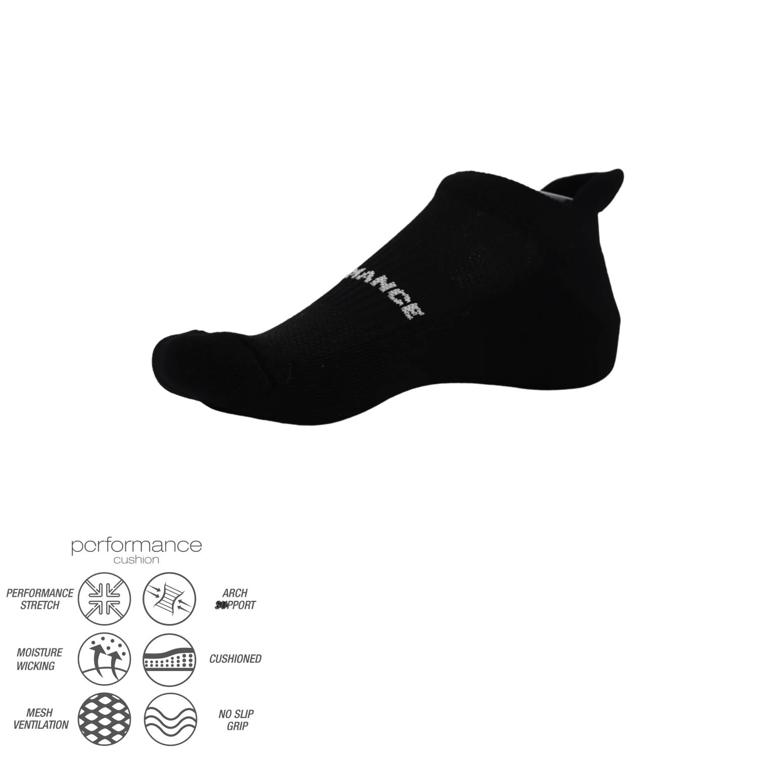 Short turquoise performance ankle running socks - Image 2