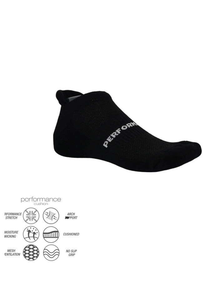 Short turquoise performance ankle running socks