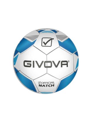 Givova Pallone New Hyper Match Μπάλα Ποδοσφαίρου White/Blue