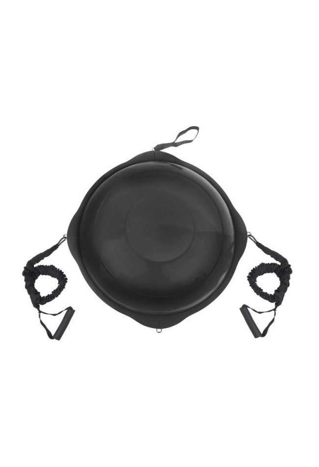 AMILA Balance Ball με Ξύλινη Βάση Mat Black 63cm