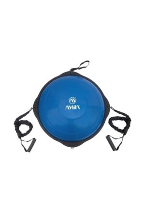 AMILA Balance Ball με Ξύλινη Βάση Μπλε 63cm