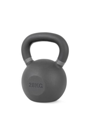 Kettlebell Cast Iron 28 kg - Μαύρο / Γκρι