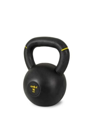 Kettlebell Original Rubber 16 kg - Μαύρο / Κίτρινο