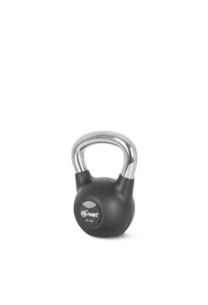 Kettlebell Rubber Cover Cr Handle 4 kg – Μαύρο