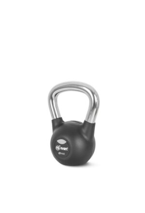 Kettlebell Rubber Cover Cr Handle 8 kg – Μαύρο