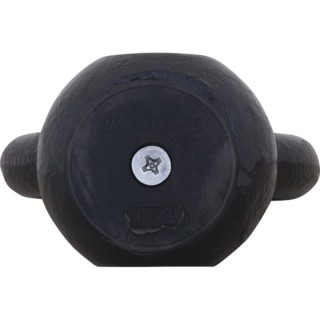 Kettlebell Cast Iron Rubber Base 6 kg - Μαύρο - Image 2