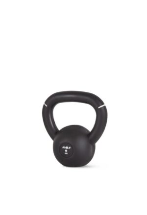 Kettlebell Original Rubber 6 kg - Μαύρο / Λευκό