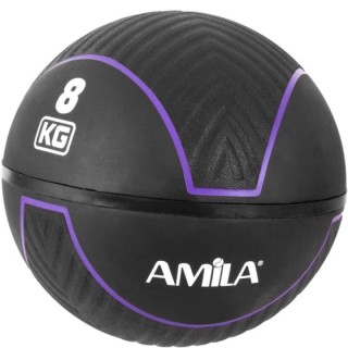 Μπάλα AMILA Medicine Ball HQ Rubber 8Kg - Image 2