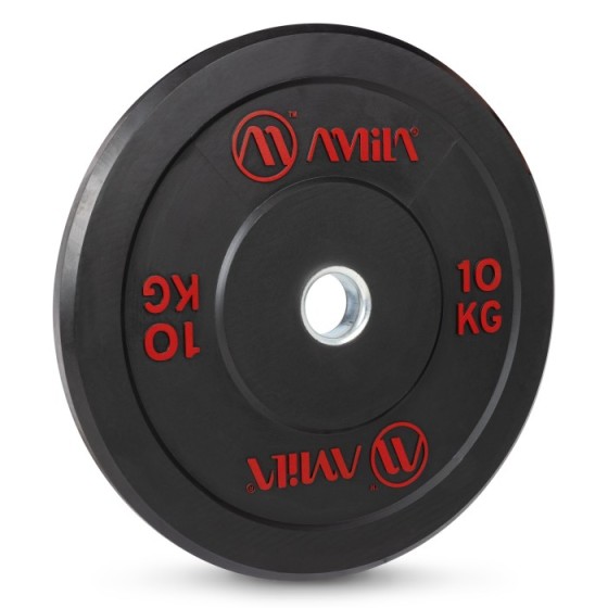 Δίσκος AMILA Black R Bumper Slim 50mm 10Kg - Image 2