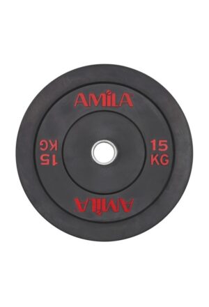 Δίσκος AMILA Black R Bumper 50mm 15Kg