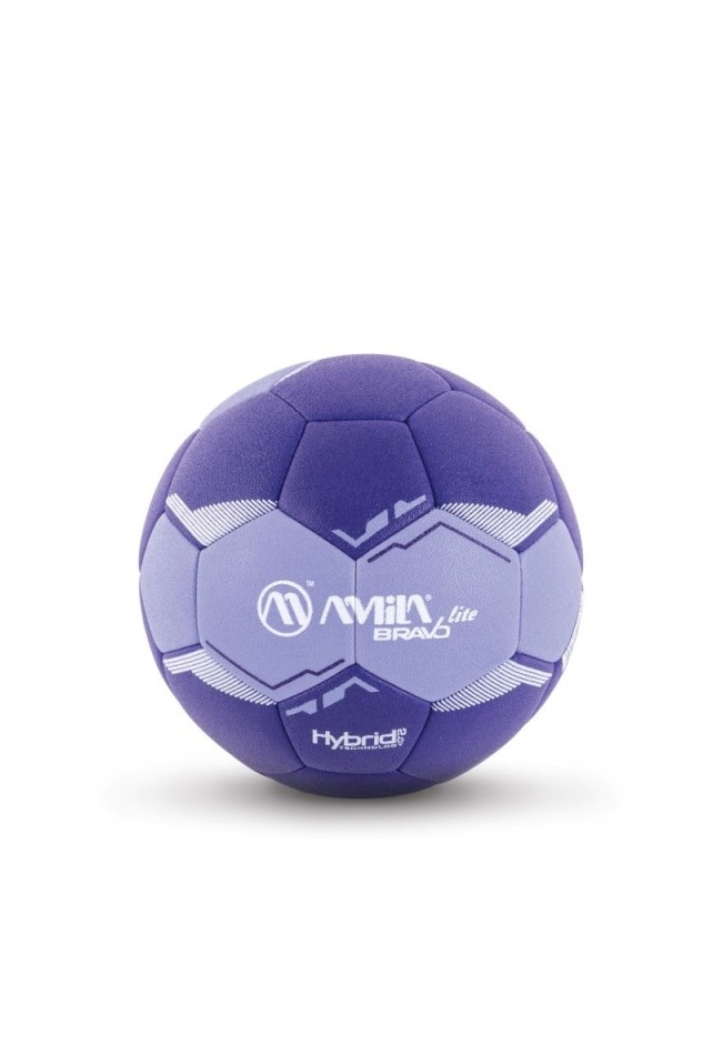 Μπάλα Handball Bravo Lite Νο1 - Μωβ / Βιολετί / Λευκό